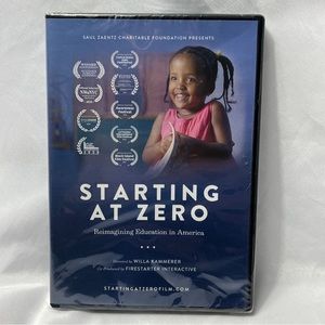 STARTING AT ZERO: REIMAGINING EDUCATION IN AMERICA NEW DVD